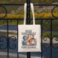 Easily Distracted By Cats & History Teacher Women Men Canvas Tote Bag, History Teacher Gifts, funny design