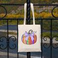 Fall Pumpkin Books Lover Halloween Teacher Teaching Staff Canvas Tote Bag, funny design