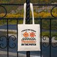 Groovy I Teach The Cutest Pumpkins In The Patch For Teacher Canvas Tote Bag, Groovy Teacher Gifts, funny design