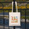 We All Grow At Different Rates Back To School Teacher Canvas Tote Bag, funny design