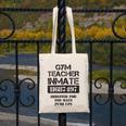 Halloween Gym Teacher Prisoner Costume Canvas Tote Bag, funny design Halloween Gym Teacher Prisoner Costume Canvas Tote Bag, funny design