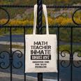 Halloween Math Teacher Prisoner Costume Canvas Tote Bag, funny design Halloween Math Teacher Prisoner Costume Canvas Tote Bag, funny design