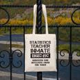 Halloween Statistics Teacher Prisoner Costume Canvas Tote Bag, funny design Halloween Statistics Teacher Prisoner Costume Canvas Tote Bag, funny design