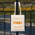 Halloween Teacher I Teach The Most Spooktacular Students Men Women Canvas Tote Bag, funny design