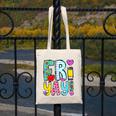 Happy Fri-Yay Friday Lovers Fun Teacher Life FriYay Weekend Canvas Tote Bag, funny design