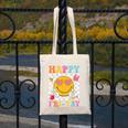 Happy Fri-Yay Groovy Teacher Friday Weekend Fri Yay Canvas Tote Bag, Groovy Teacher Gifts, funny design
