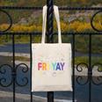 Happy Fri Yay Teacher Friday For Men Women Canvas Tote Bag, funny design