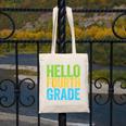 Hello Fourth Grade Shirt 4th Grade Boy Girl Student Teacher Canvas Tote Bag, 4th Grade Teacher Gifts, funny design