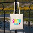 Hello Sixth Grade Cute Back To School 6th Grade Teacher Kids Canvas Tote Bag, funny design