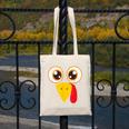 Hilarious Turkey Halloween Thanksgiving Teacher Nurse Canvas Tote Bag, funny design