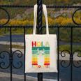 Hola Estudiantes Spanish Teacher Back To School 2025 Canvas Tote Bag, funny design