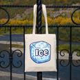 Ice Halloween Pun Costume Easy Lazy Team Group Teacher Canvas Tote Bag, funny design