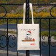 I'Ll Just Wait Until It's Quiet Skeleton Teacher Christmas Canvas Tote Bag, funny design