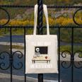I'Ll Just Wait Until It's Quiet Skeleton Teacher Halloween Canvas Tote Bag, funny design