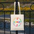 Instructional Coach Squad Teacher Assistant Support Team Canvas Tote Bag, funny design
