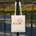 It's A Beautiful Day To Learn Cute Rainbow Boho Teacher Canvas Tote Bag, funny design It's A Beautiful Day To Learn Cute Rainbow Boho Teacher Canvas Tote Bag, funny design
