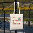 Jolliest Bunch Of Teachers This Side Of The Playground X-Mas Canvas Tote Bag, funny design
