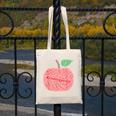 Kindergarten Apple Word Art For Teachers & Students Canvas Tote Bag, funny design