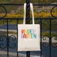 Kindergarten Squad Team Crew Teacher Back To School Canvas Tote Bag, funny design