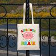 Kiss Your Brain Calm Mindset Teacher Kids Boys Girls Women Canvas Tote Bag, funny design