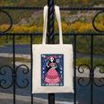 La Maestra Halloween Mexican Bingo Card Teacher Lottery Card Canvas Tote Bag, funny design La Maestra Halloween Mexican Bingo Card Teacher Lottery Card Canvas Tote Bag, funny design
