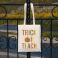 Leopard Trick Or Teach Halloween Teacher Costume Women Canvas Tote Bag, funny design Leopard Trick Or Teach Halloween Teacher Costume Women Canvas Tote Bag, funny design