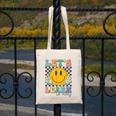 Let's Learn Today Smile Face Back To School For Teacher Kids Canvas Tote Bag, funny design