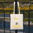 I Love Bee-Ing A Teacher Honey Bee Job Profession Canvas Tote Bag, funny design