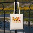 Love First Grade Happy Fall Thanksgiving Women 1st Teacher Canvas Tote Bag, First Grade Teacher Gifts, funny design