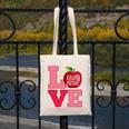 Love Kindergarten Cute Apple School Teacher Canvas Tote Bag, funny design Love Kindergarten Cute Apple School Teacher Canvas Tote Bag, funny design