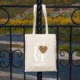 Love Leopard Print Teacher Cheetah School Inspire Teach Canvas Tote Bag, funny design