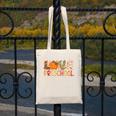 Love Preschool Happy Fall Thanksgiving Women Teacher Canvas Tote Bag, funny design Love Preschool Happy Fall Thanksgiving Women Teacher Canvas Tote Bag, funny design