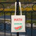 Math Only Place Where People Buy 66 Watermelons Teacher Joke Canvas Tote Bag, funny design Math Only Place Where People Buy 66 Watermelons Teacher Joke Canvas Tote Bag, funny design