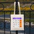 Math Teacher Halloween Costume Calculator Math Pun Canvas Tote Bag, funny design