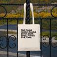 Montessori Helvetica Education Teacher Canvas Tote Bag, funny design