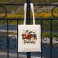 One Dope Teacher Canvas Tote Bag, funny design One Dope Teacher Canvas Tote Bag, funny design
