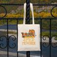 One Thankful Sped Teacher Cute Thanksgiving Women Canvas Tote Bag, funny design