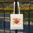 One Thankful Teacher Turkey Thanksgiving Teaching Canvas Tote Bag, funny design One Thankful Teacher Turkey Thanksgiving Teaching Canvas Tote Bag, funny design