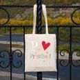 P Is For Preschool Teacher Student Back To School Canvas Tote Bag, funny design P Is For Preschool Teacher Student Back To School Canvas Tote Bag, funny design