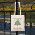 Pi Tree Christmas Math Teacher Ugly Sweater Men Women Kids Canvas Tote Bag, funny design