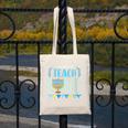 I Promise To Teach Love Hanukkah Chanukah Jewish Teacher Canvas Tote Bag, funny design