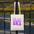 In My Retirement Era Groovy Retired Teacher 2025 Women Canvas Tote Bag, Groovy Teacher Gifts, funny design