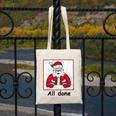 Retro All Done Christmas Special Ed Teacher Team Santa Women Canvas Tote Bag, funny design Retro All Done Christmas Special Ed Teacher Team Santa Women Canvas Tote Bag, funny design