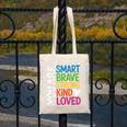 You Are SMART BRAVE STRONG KIND LOVED MOTIVATION TEACHER KID Canvas Tote Bag, funny design You Are SMART BRAVE STRONG KIND LOVED MOTIVATION TEACHER KID Canvas Tote Bag, funny design