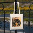 Smart Teacher Afro Girl Melanin African American Wowen Canvas Tote Bag, funny design