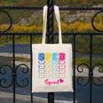 SPED Squad Proud Special Education Para Teacher Colorful Canvas Tote Bag, funny design SPED Squad Proud Special Education Para Teacher Colorful Canvas Tote Bag, funny design