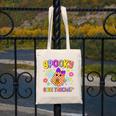 Spooky ESOL Teacher Halloween ESOL Teaching Coquette Canvas Tote Bag, funny design Spooky ESOL Teacher Halloween ESOL Teaching Coquette Canvas Tote Bag, funny design