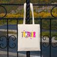 Spooky Halloween Teacher Para Counselor SPED Preppy Boo Kids Canvas Tote Bag, funny design