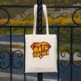 Super Math Teacher Educational Superhero Canvas Tote Bag, Super Teacher Gifts, funny design