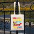 Super Teacher By Day Super Tired By Night Superhero Teacher Canvas Tote Bag, Super Teacher Gifts, funny design